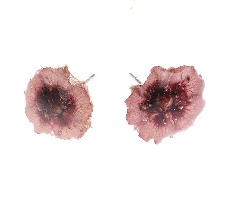 Brillini Blüten-Ohrstecker – Unikat AKBF-10003