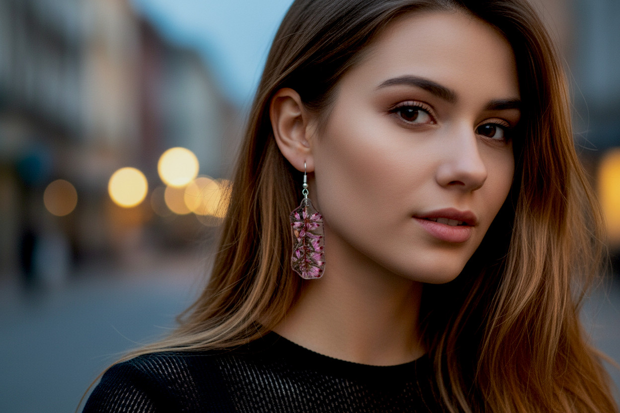 Schmuck aus echten Blüten – handgemachte Unikate