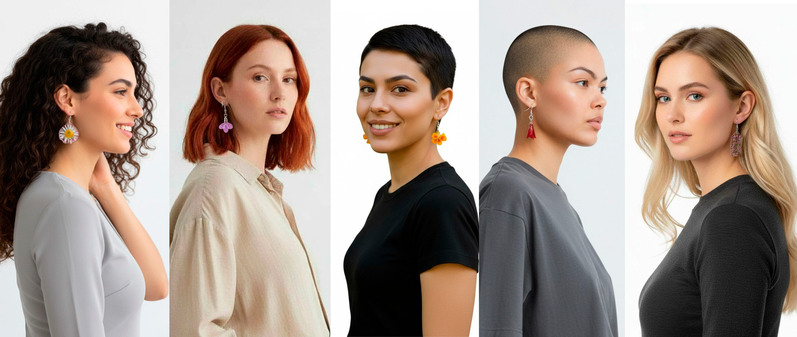 Exklusive handgemachte Kerzen mit echten Wildblumen